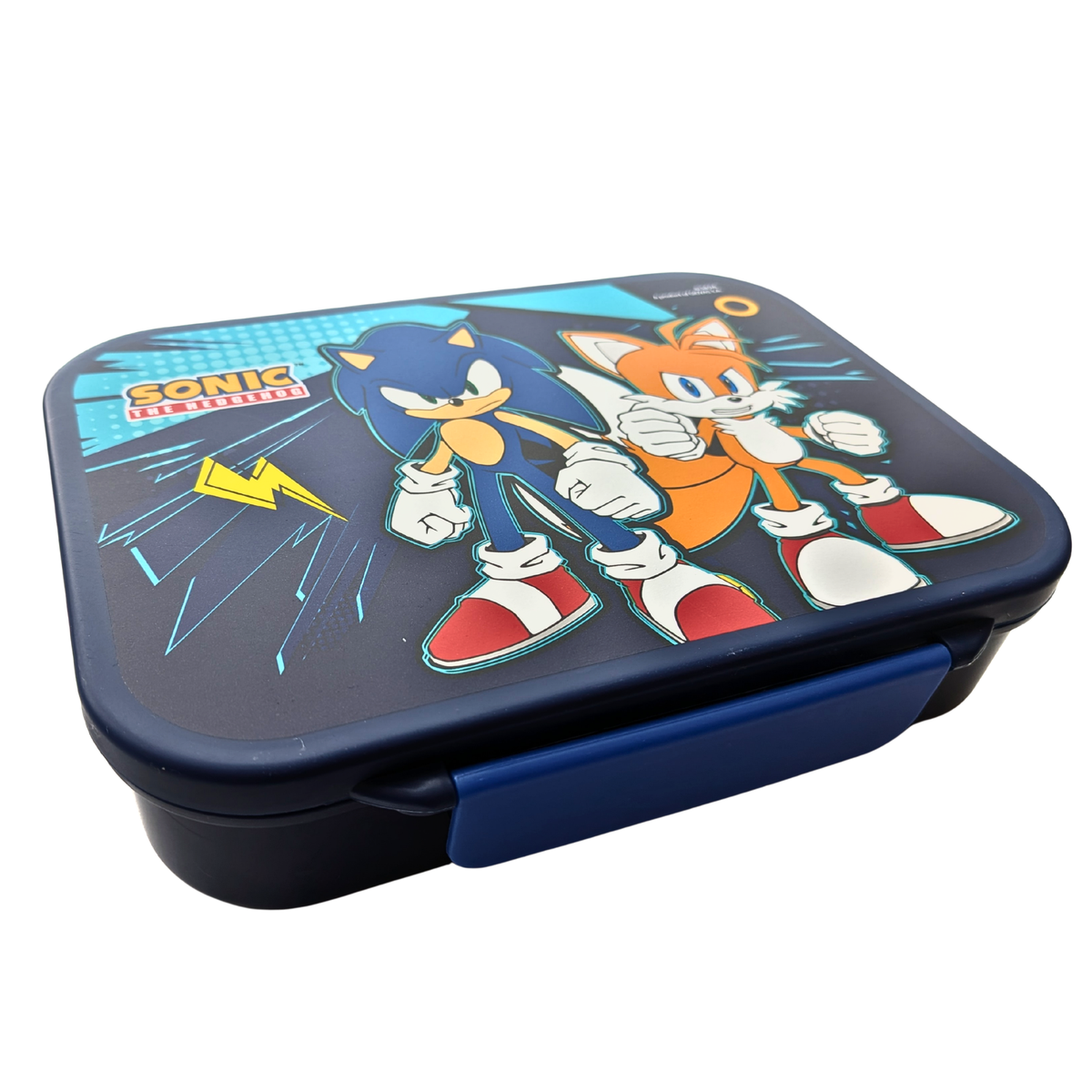 Sonic lunchbox schuin van voren