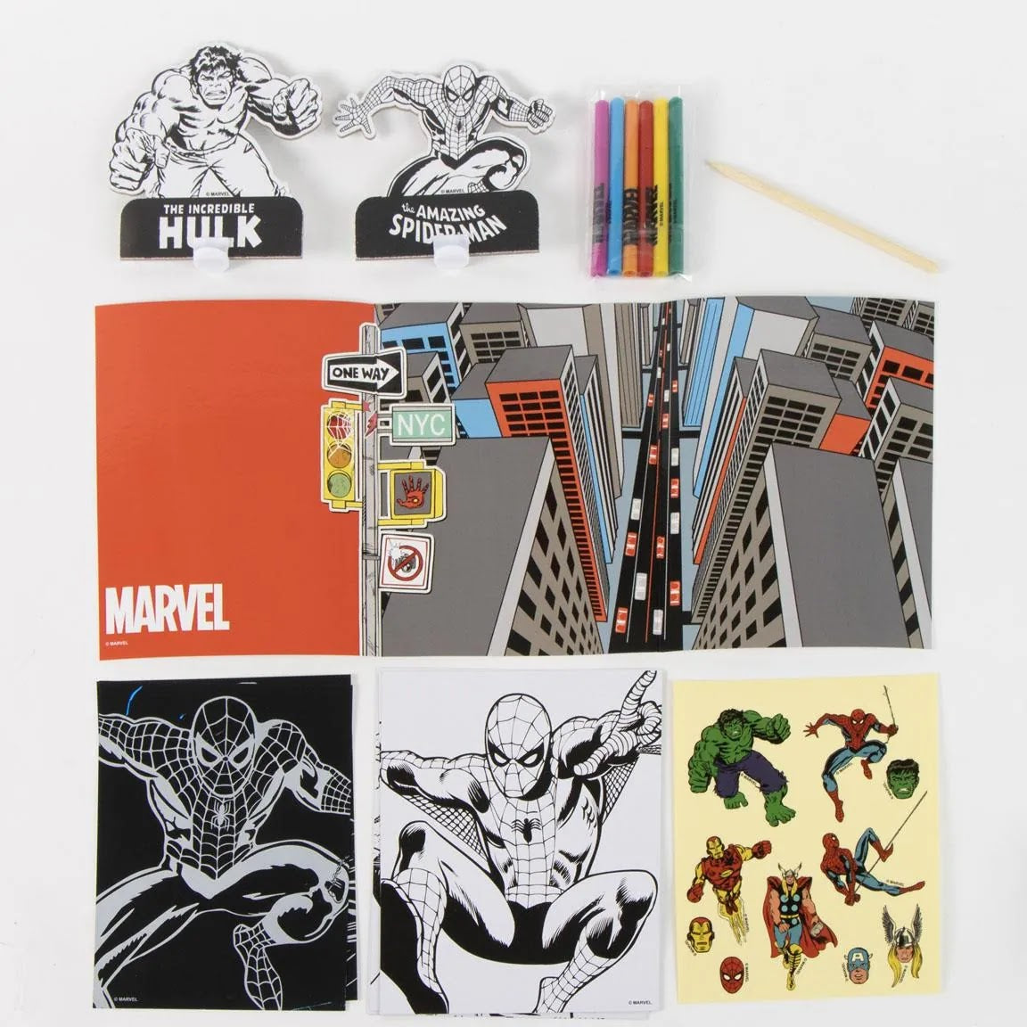Marvel Spiderman activiteitenset inhoud