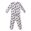 Hello Kitty Kuromi pyjama meisjes wit en lila met all-over Kuromi print vooraanzicht