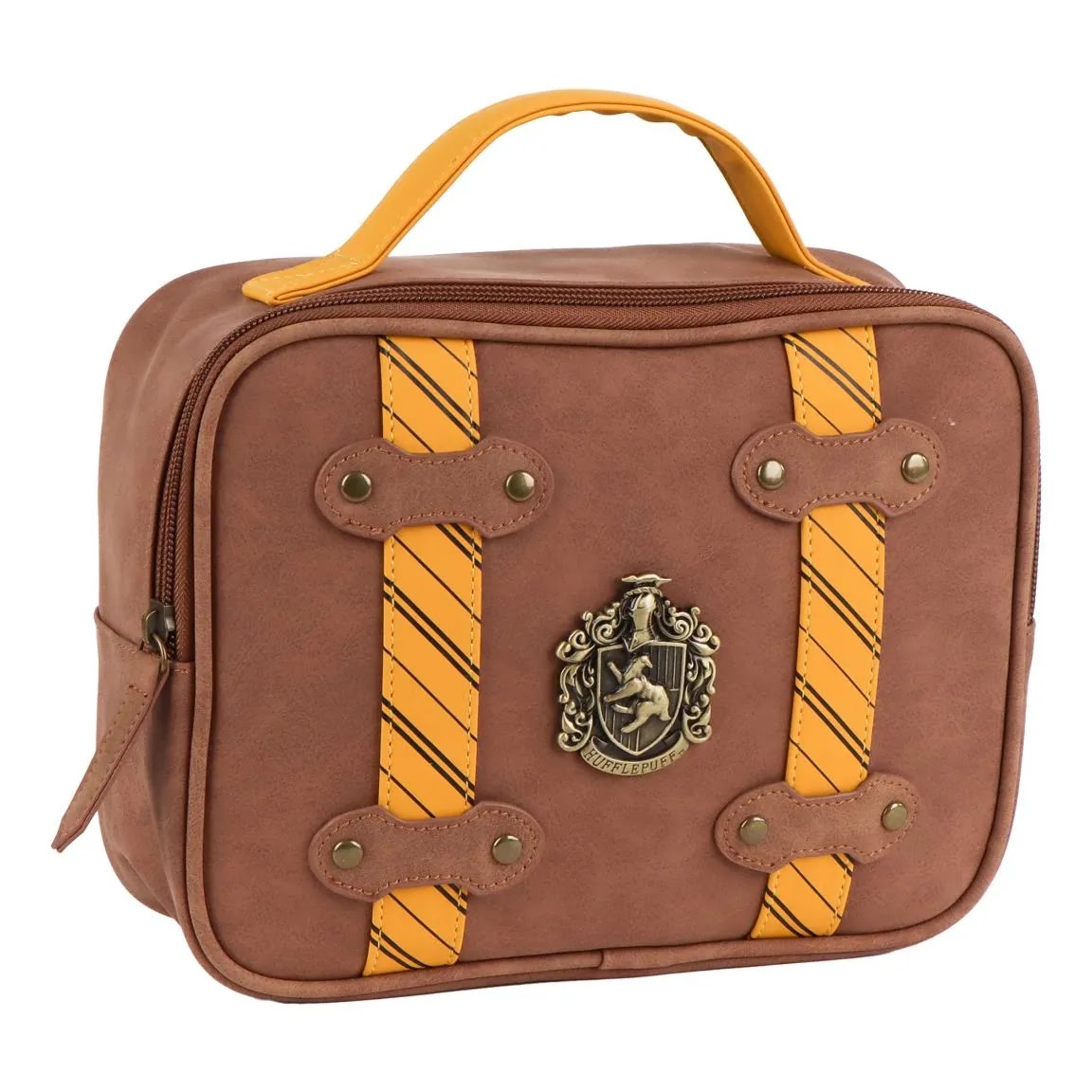 Harry Potter Hufflepuff Handtas bruin geel voorkant