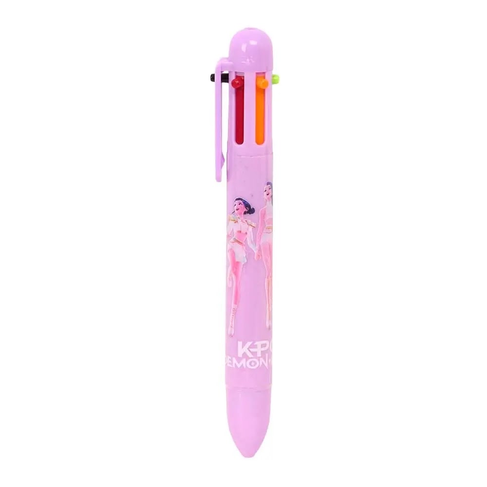 Kpop Demon Hunters Huntrix pluche dagboek lila met pen detail