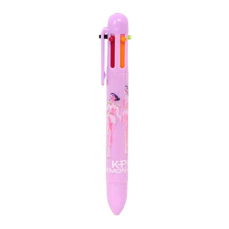 Kpop Demon Hunters Huntrix pluche dagboek lila met pen detail