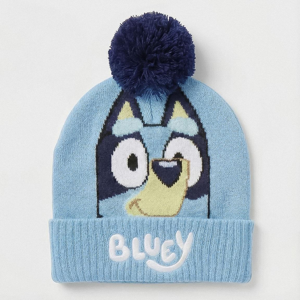 Bluey muts met pompon