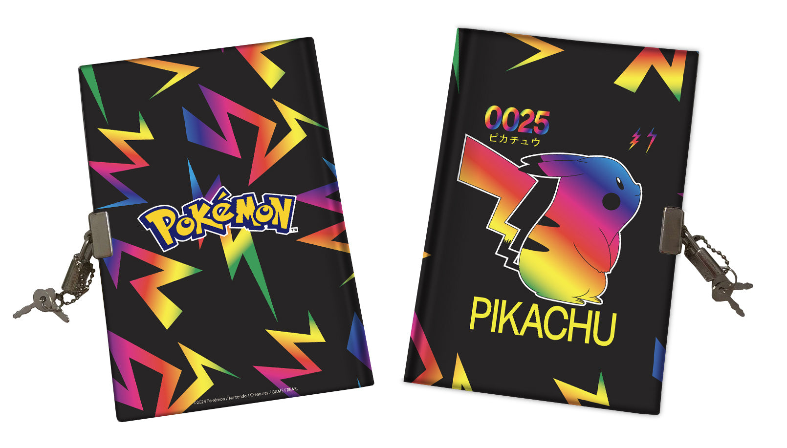 Pokemon Pikachu Dagboek Notebook Notitieboekje met Slot
