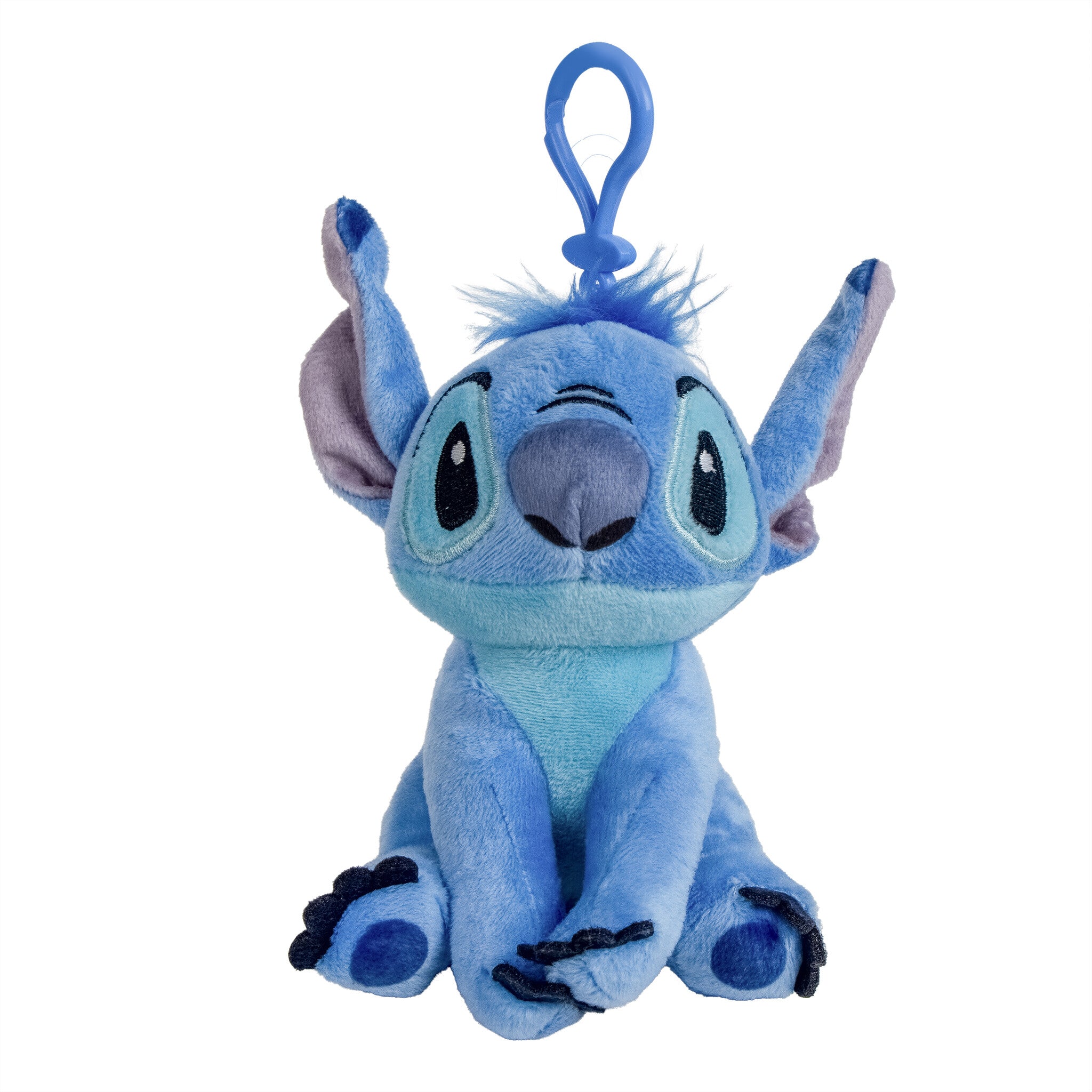 Disney Stitch Angel and Leroy Cuddles Bag Hanger - Height 12cm - 3 Cuddles