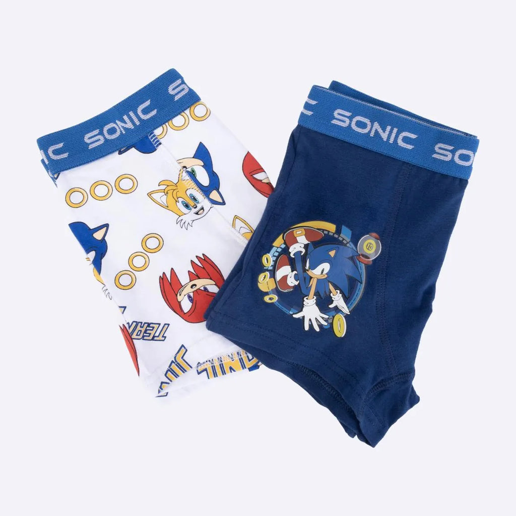 Sonic the Hedgehog Boys' Boxers 2-Pack
