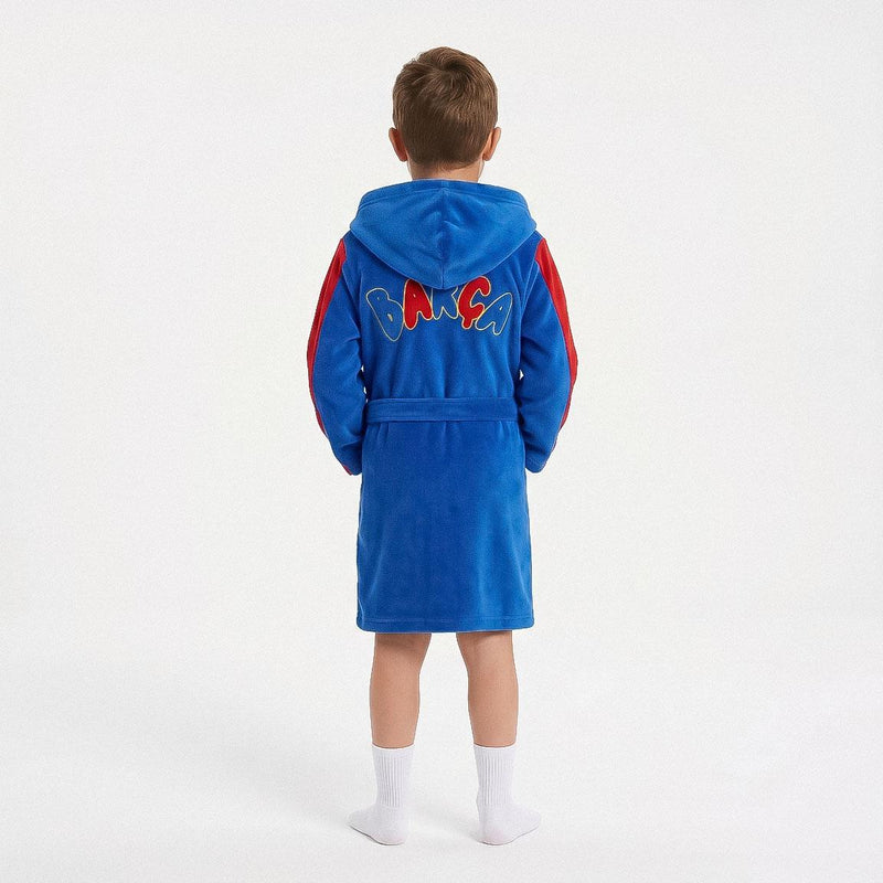 FC Barcelona badjas gedragen achterkant