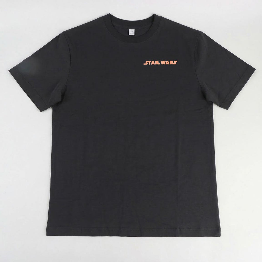 Zwart Star Wars T-shirt voorkant met klein logo
