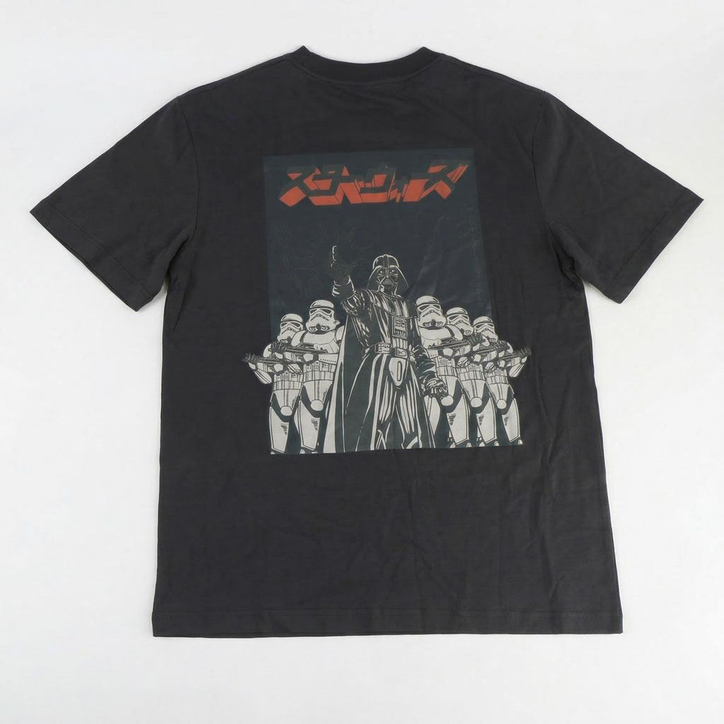 Star Wars T-shirt achterkant met Darth Vader en stormtroopers