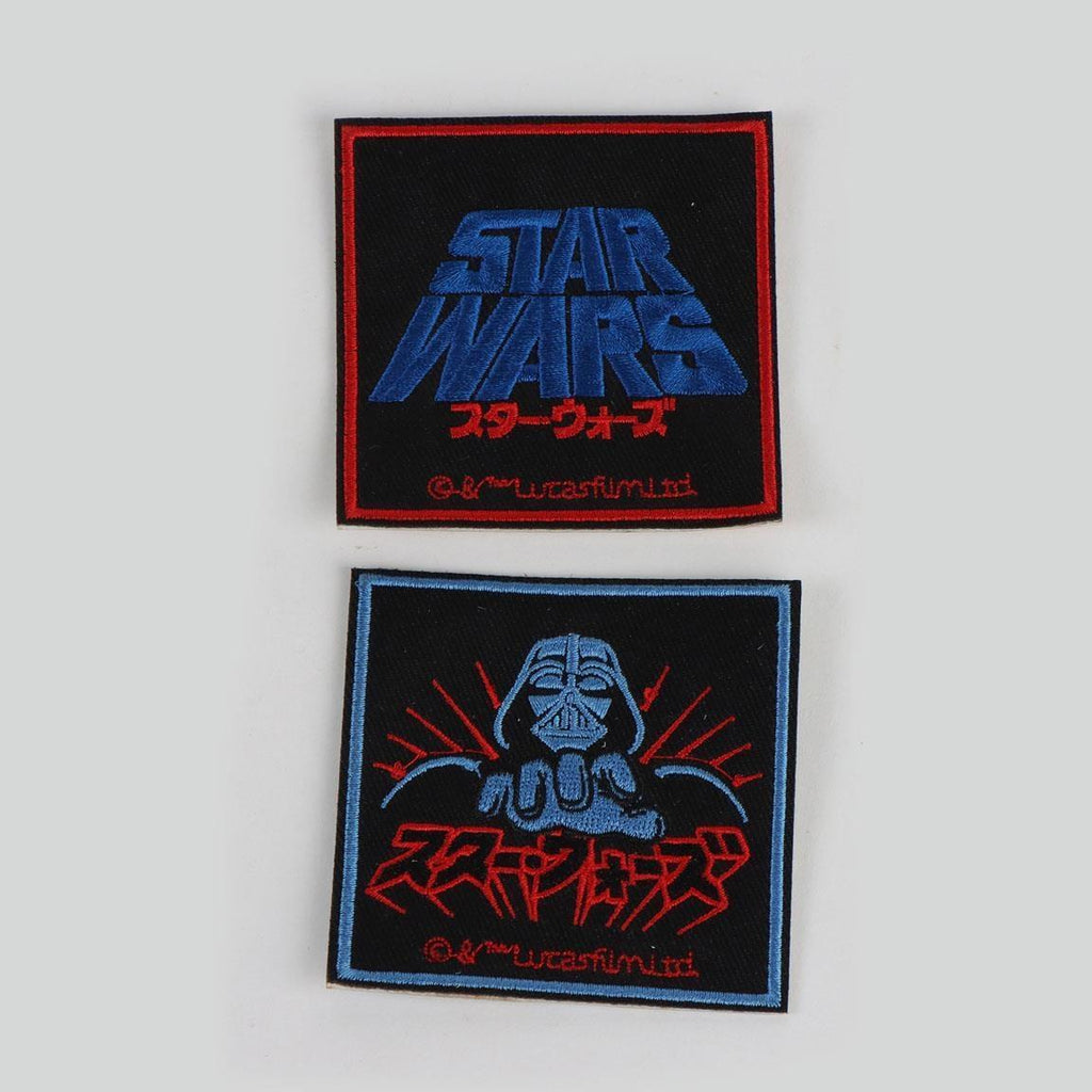Patches met Star Wars logo en Darth Vader