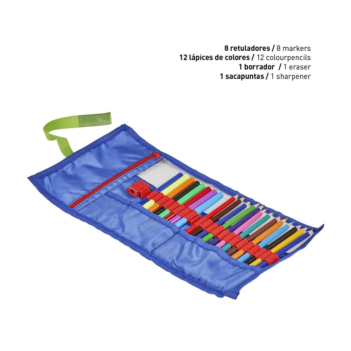 Marvel Avengers Roll-Up Pencil Case with Contents