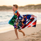 Avengers Strandlaken – Marvel Handdoek – 70x140 cm – Jongens – Sneldrogend