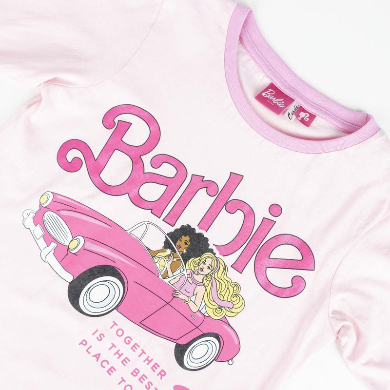 Barbie Pyjama Meisjes 100% Katoen Roze