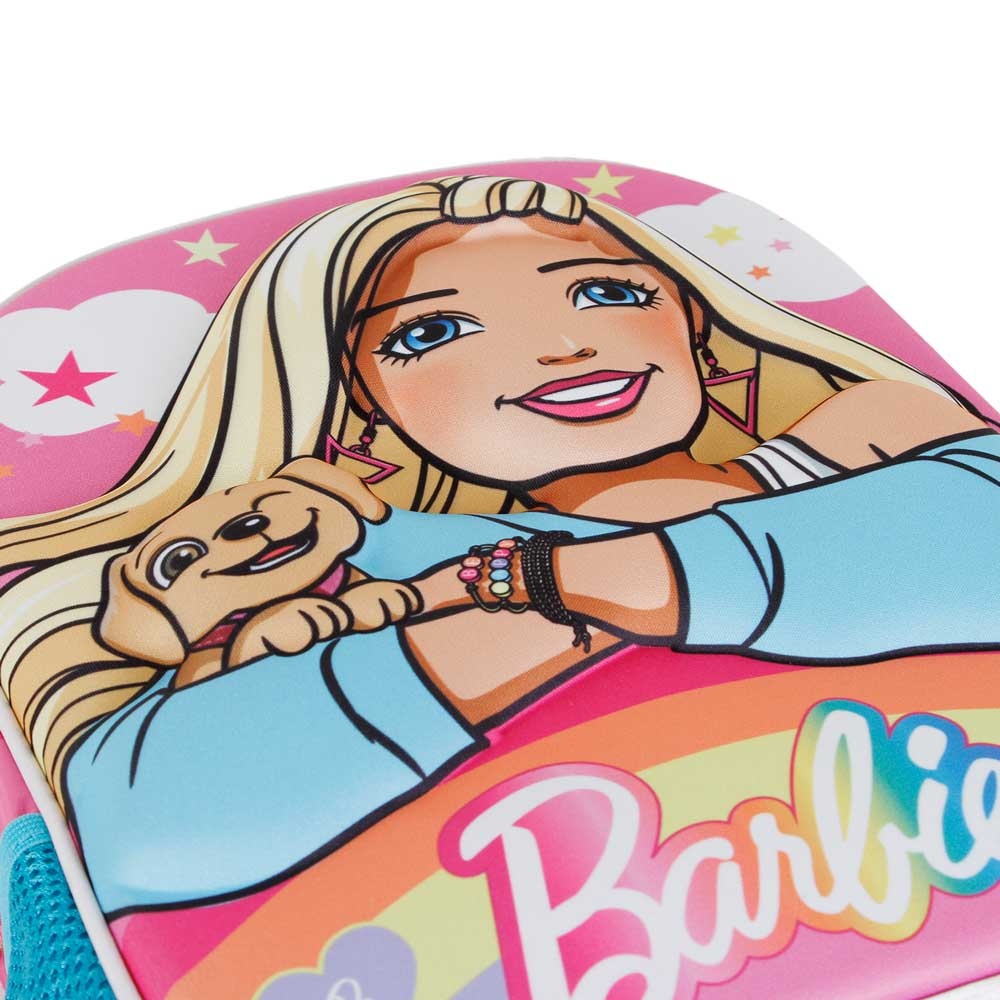 Barbie Backpack 3D Mädchen-Rucksack - Höhe 31cm