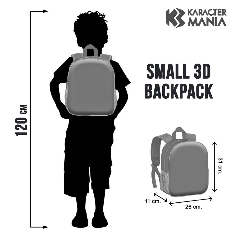 Barbie Backpack 3D Mädchen-Rucksack - Höhe 31cm