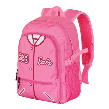 Barbie Rugzak Dames Meisjes 3 Vakken Laptop Tablet Vak - Hoogte 44cm