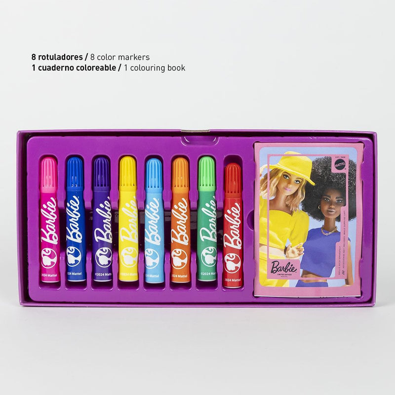 Barbie Tekenen Knutselen Tekendoos Meisjes - 44 Pieces