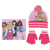 Barbie Winterset Muts Handschoenen Sjaal Meisjes