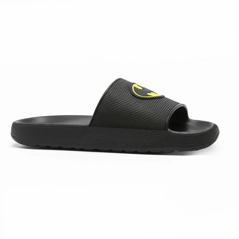 DC Comics Batman Slippers Kinderen - Zwart - Comfortabele Badslippers voor Jongens en Meisjes - Officieel Gelicenseerd