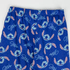Disney Stitch Pyjama Jongens – 100% Katoen – Blauwe Kinderpyjama met Lange Mouwen