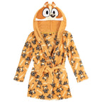 Bluey Badjas Kinderen – Bingo Ochtendjas met Capuchon Jongens & Meisjes – Fleece