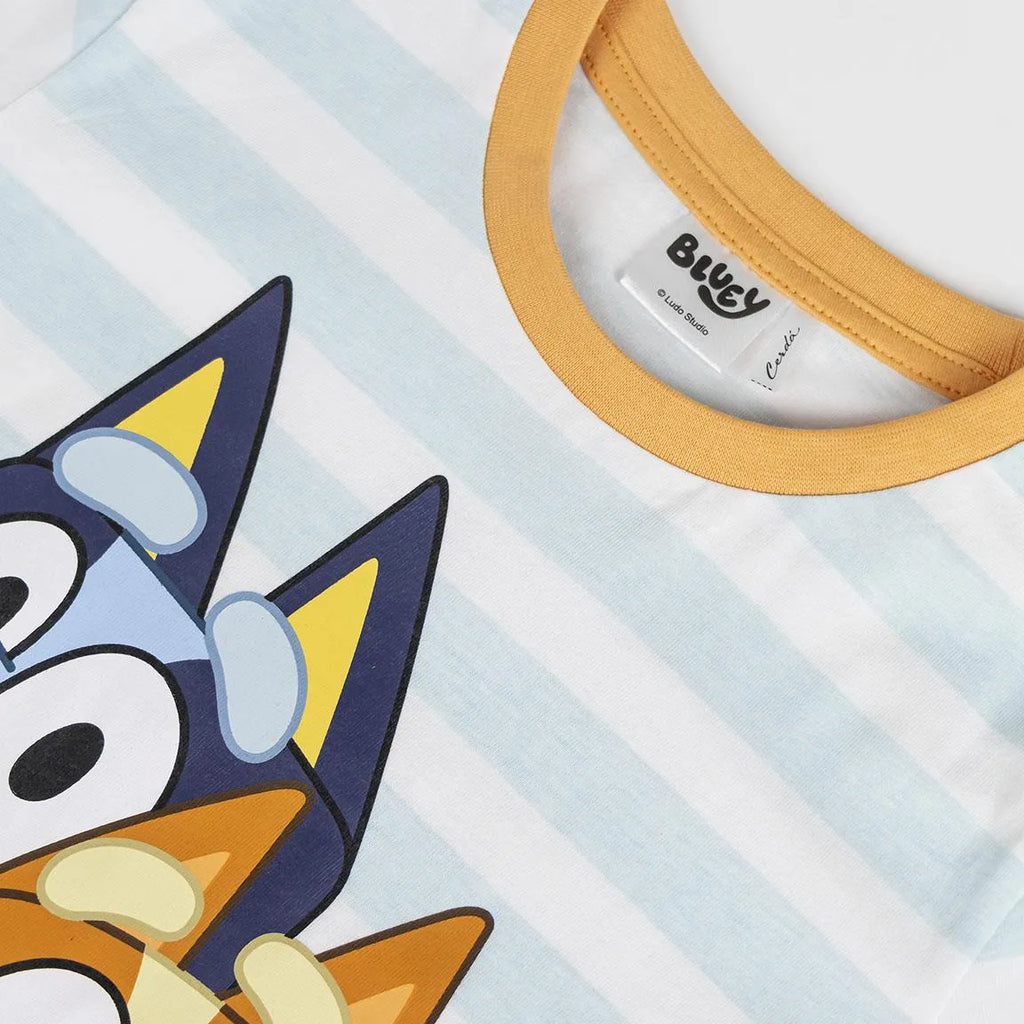 Bluey en Bingo Shortama Zomerset voor Jongens - T-Shirt en Korte Broek - Officieel Gelicenseerd