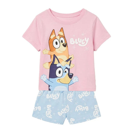 Bluey and Bingo Shortama Girls - Pink