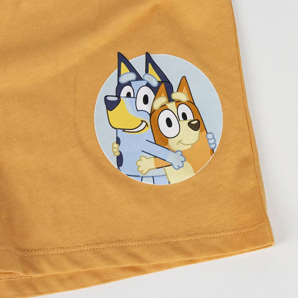 Bluey en Bingo Shortama Zomerset voor Jongens - T-Shirt en Korte Broek - Officieel Gelicenseerd