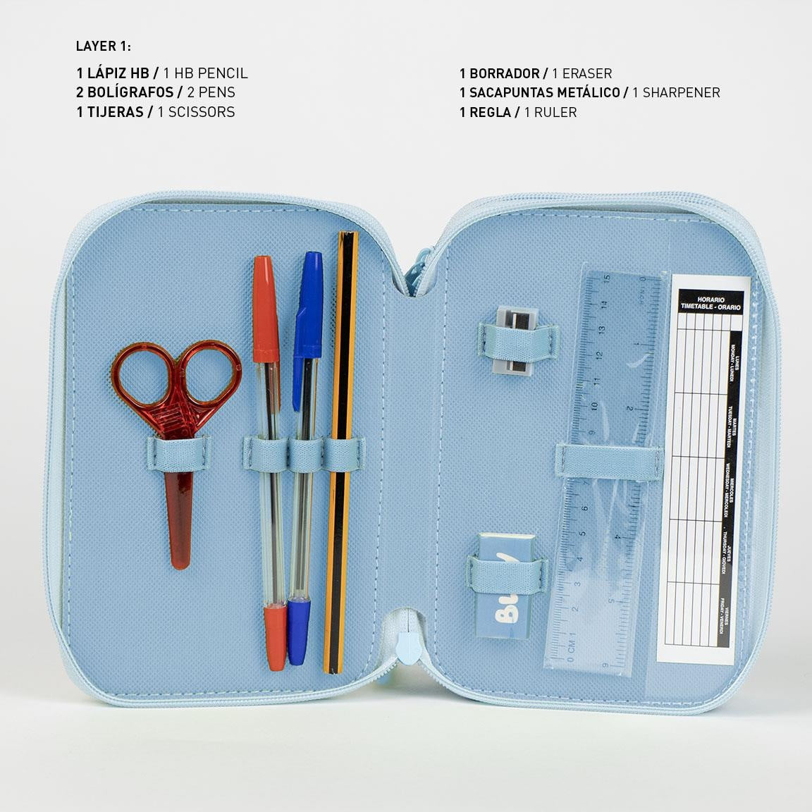 Bluey Case with Contents - 44 Pieces