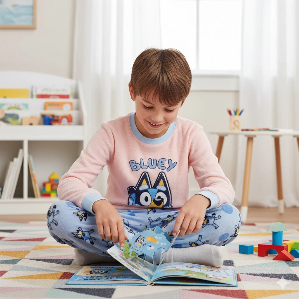 Bluey Fleece Pyjama Kinder