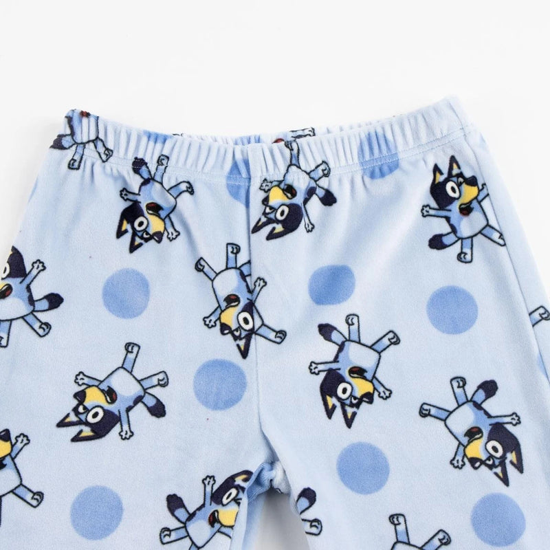 Bluey Fleece Pyjama Kinderen – Roze & Blauw – Officieel Gelicenseerd – Zachte Winter Pyjama Meisjes