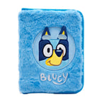 Bluey Gevulde Fluffy Etui - 1 Zipper Etui met Schoolspullen - Pluche Etui - Officiële Bluey Merchandise