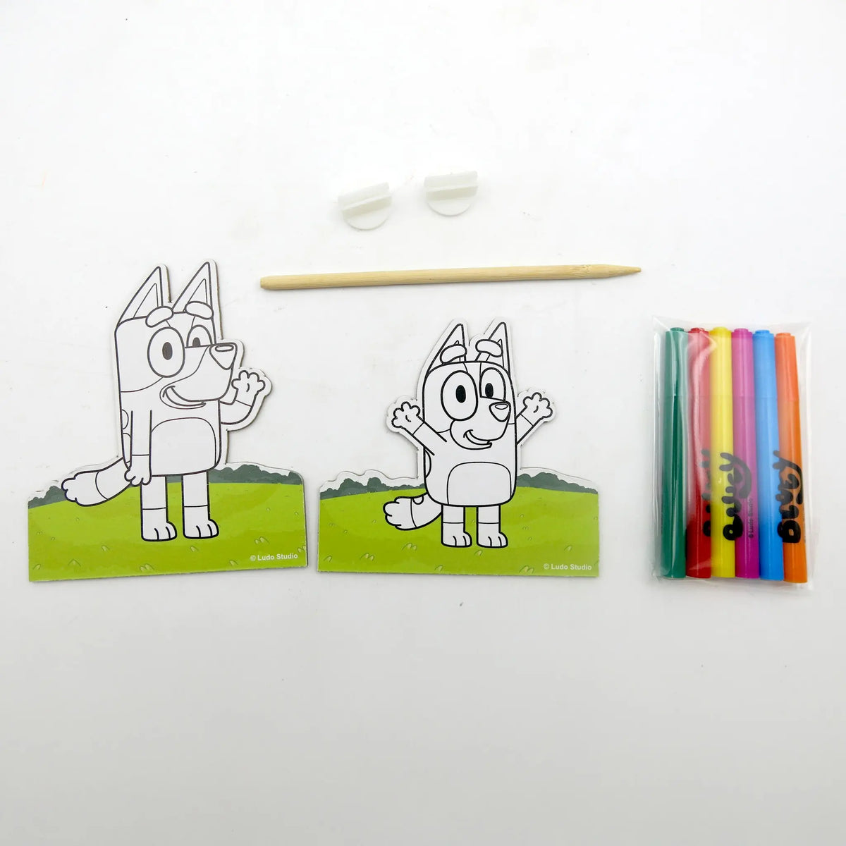Bluey Activiteitenset in Tas met Kleurplaten, Stickers en Stiften