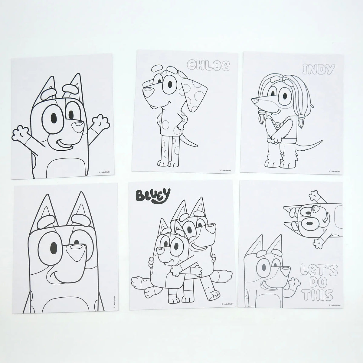 Bluey Activiteitenset in Tas met Kleurplaten, Stickers en Stiften