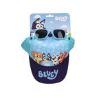 Bluey Pet met Zonnebril Kinderen – Zomer Set – UV400 Bescherming – Verstelbare Cap – Officieel Gelicenseerd