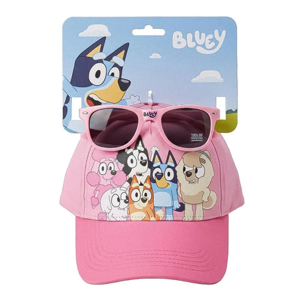 Bluey Cap with Sunglasses for Girls - Pink - UV400