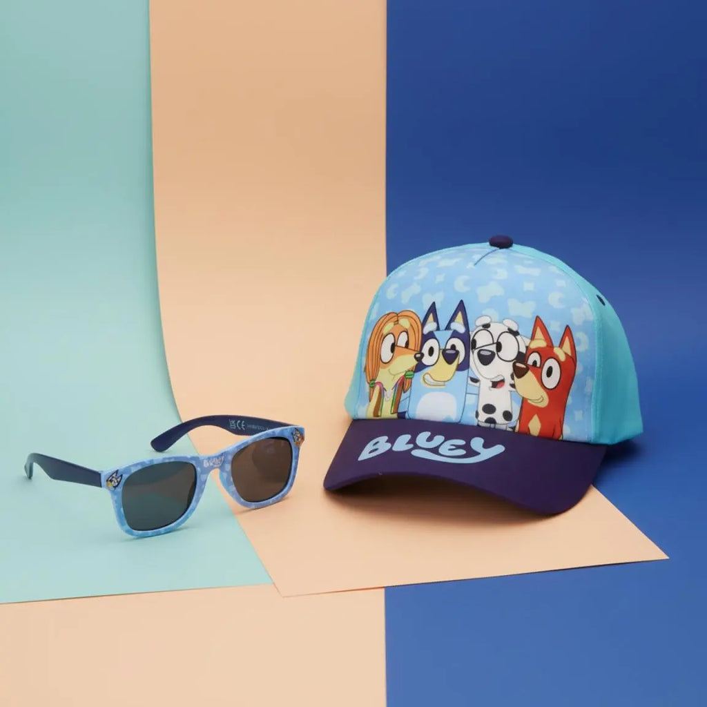 Bluey Cap & Sonnenbrille Kinder Set