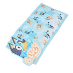 Bluey portemonnee jongens en meisjes blauw – kinder portemonnee met klittenband – compact en handig – Bluey design