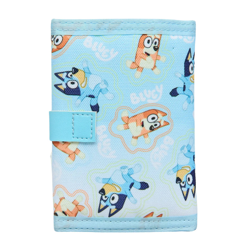Bluey wallet boys and girls blue