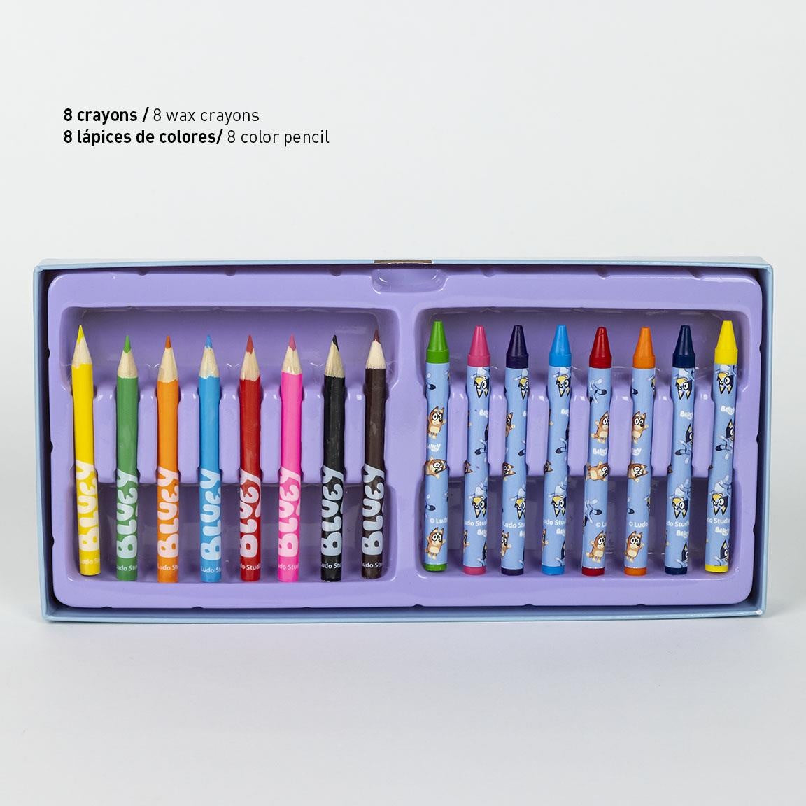 Bluey Drawing Crafts Drawing Box Boys Girls - 44 Pieces