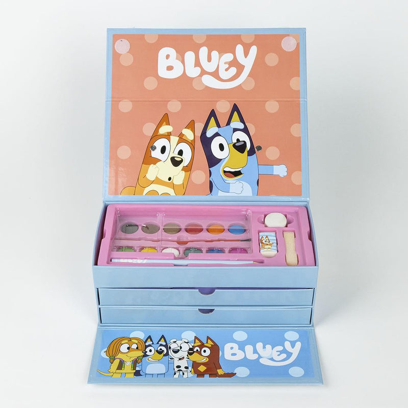 Bluey Zeichnung Crafts Zeichnung Box Jungen Mädchen - 44 Stück