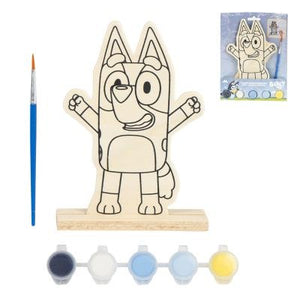 Bluey Verfset Hout Knutselpakket – Houten Schilderfiguur – Kinderen Tekenen & Verven