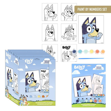 Bluey Paint by Numbers Set