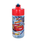 Disney Cars Drinkfles met Rietje 430 ml - Lightning McQueen & Jackson Storm - BPA-vrije Drinkbeker voor School en Sport