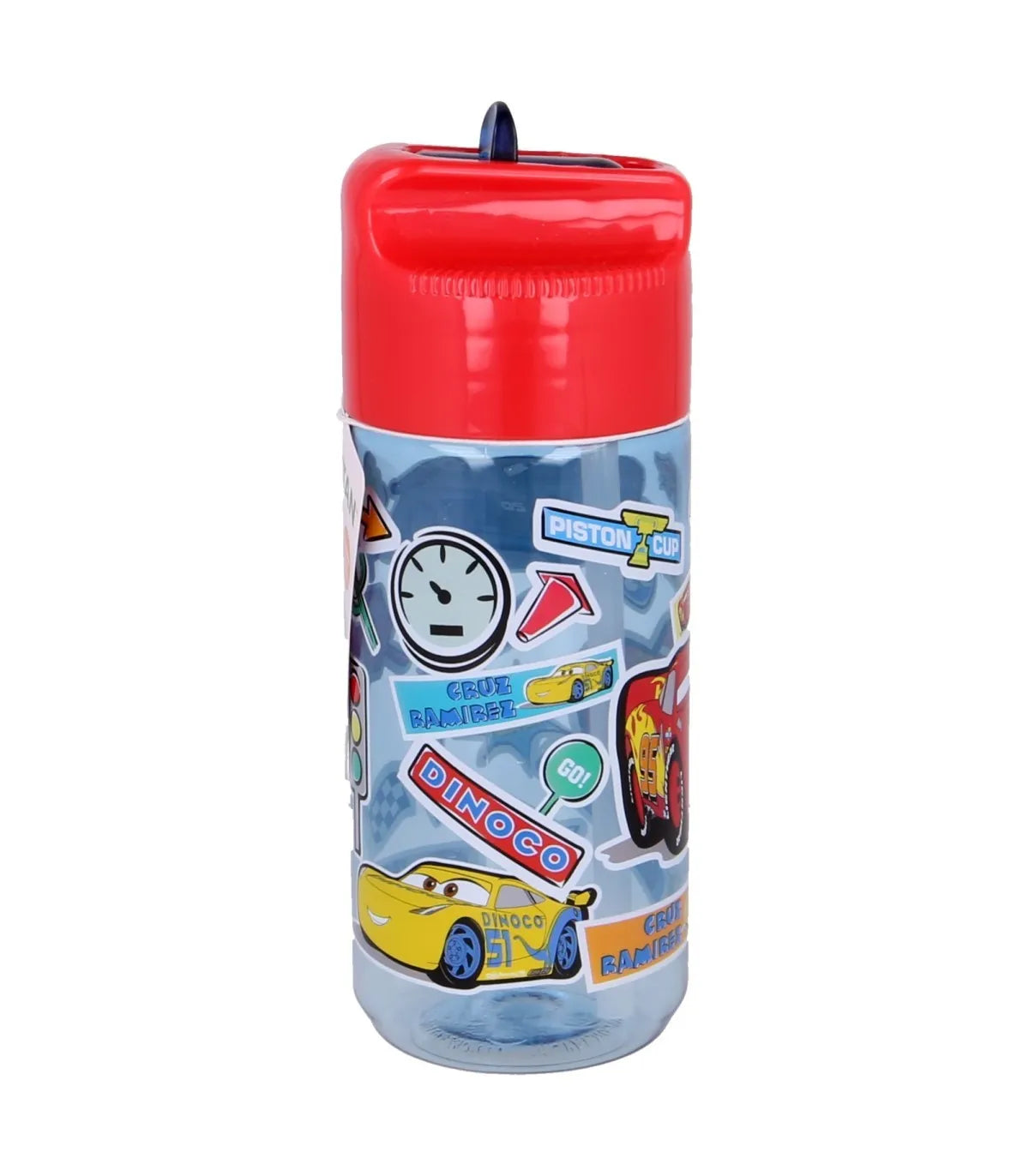 Disney Cars Drinkfles met Rietje 430 ml - Lightning McQueen & Jackson Storm - BPA-vrije Drinkbeker voor School en Sport