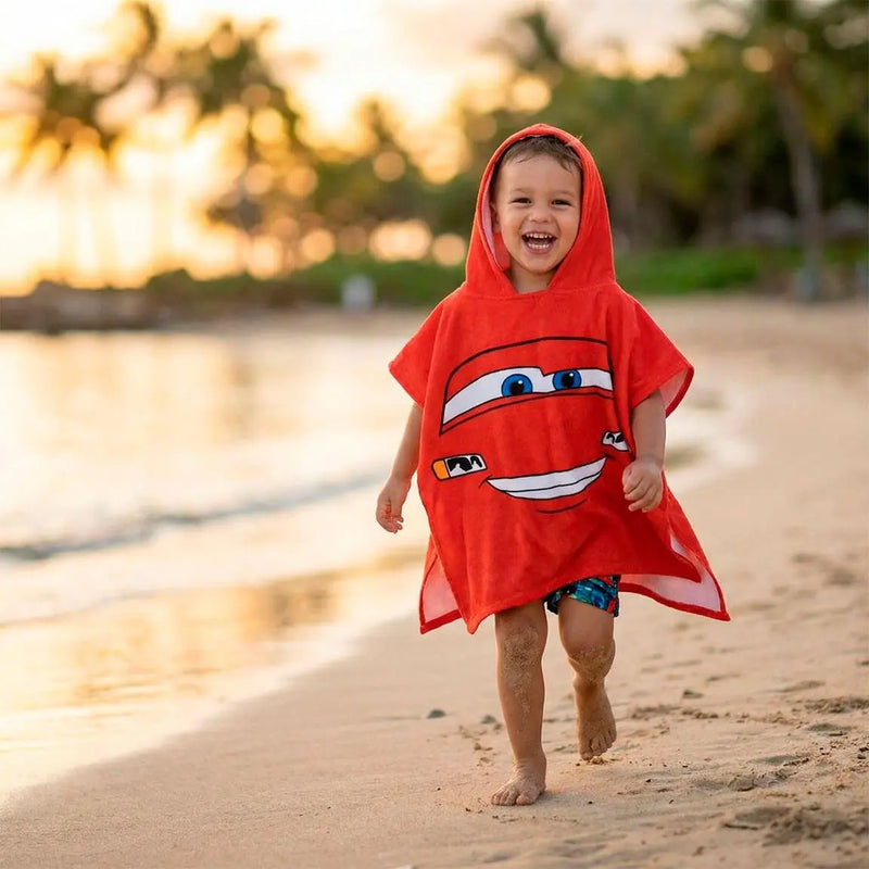Cars Lightning McQueen Poncho