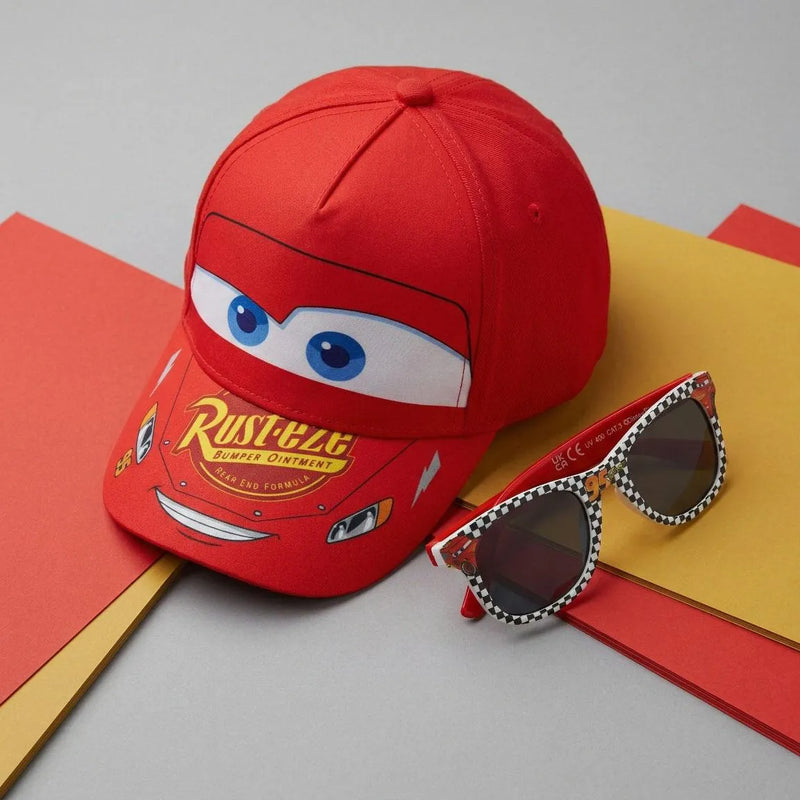Disney Cars Pet met Zonnebril Lightning McQueen Officiële Merchandise