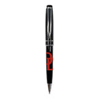 Zwarte balpen met rood Daredevil DD-logo