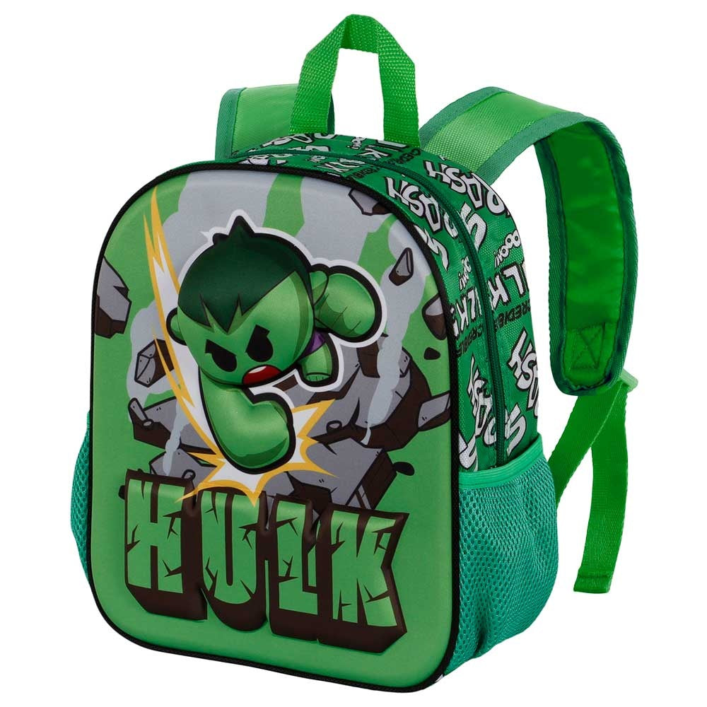 The Hulk Backpack 3D Greenmass - Height 31cm