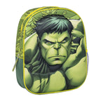 Marvel Hulk Rugzak Kind – 3D Rugtas Groen – 31 cm – Superhelden Schooltas Jongens